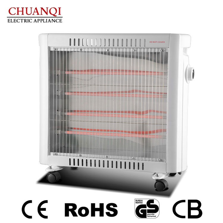 Ako premení váš zimný komfort 1600W 4-trubkový kremenný ohrievač s kolieskami?