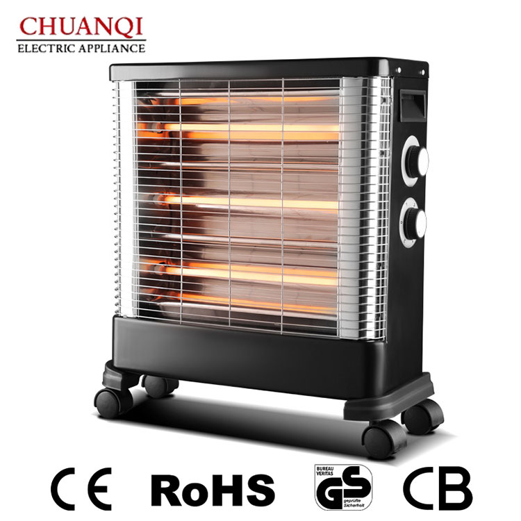 Prečo si vybrať 2400W 4 trubicový kremenný ohrievač s termostatom pre efektívne vykurovanie domu?