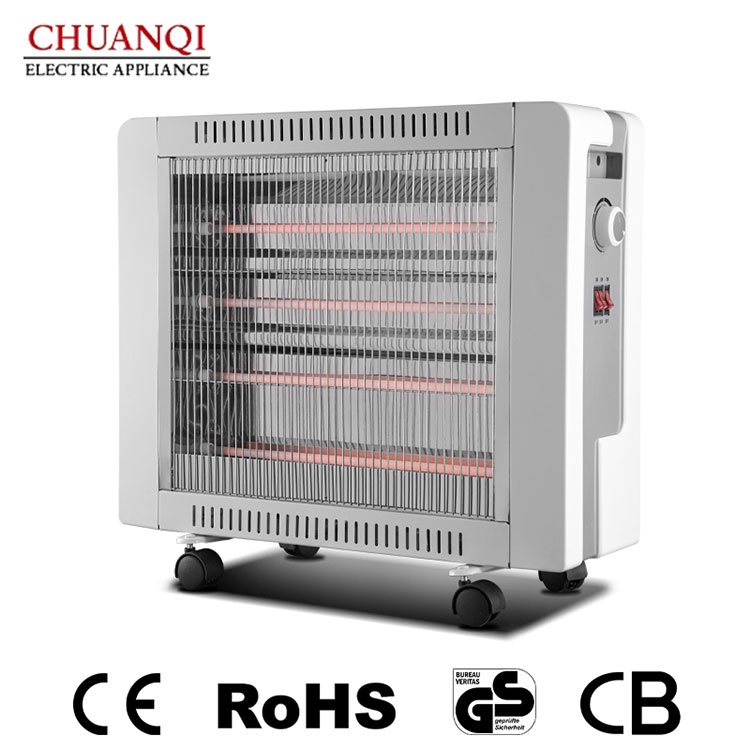 Prečo je 2400W 5-trubkový kremenný ohrievač s kolieskami ideálnym riešením vykurovania pre moderné domácnosti?